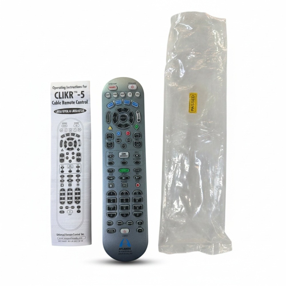 Atlantic Broadband CLIKR-5 UR5U-8700L-AB Cable Remote Control Manual
